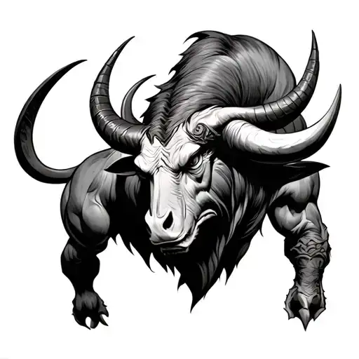 Minotaur tattoo design idea