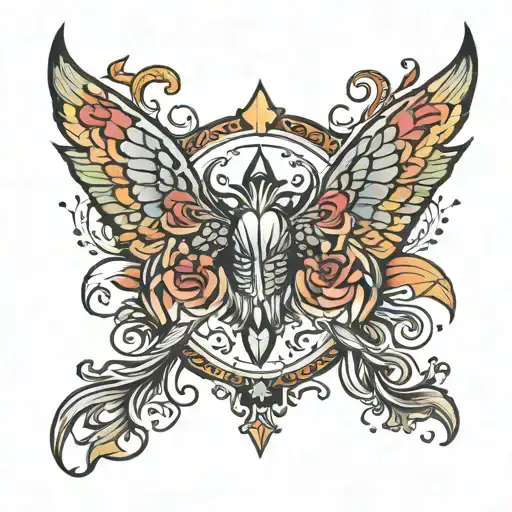 blessed tattoo design idea