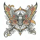 blessed tattoo design idea