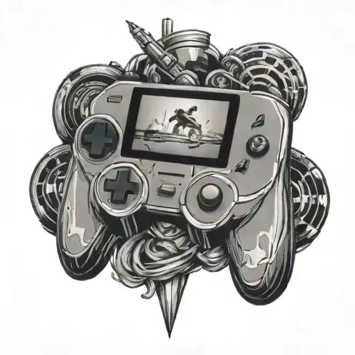 gamer tattoo design idea