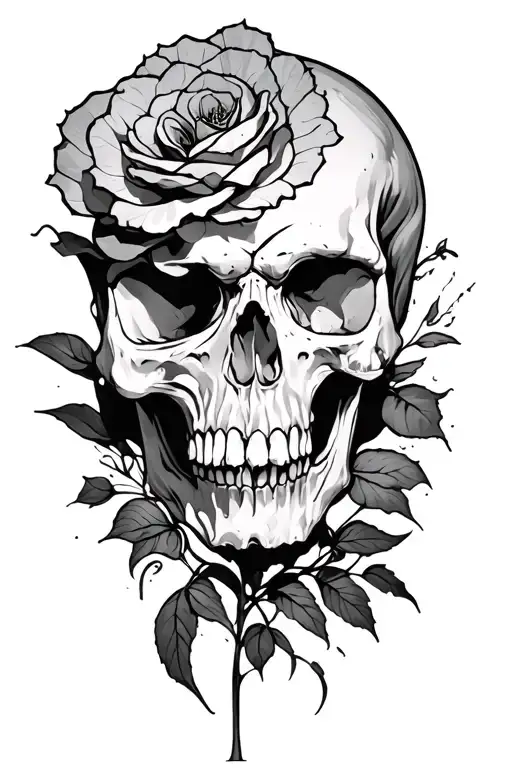 something that represents a dark past filled with violence, and a hope for new beginnings tattoo design idea