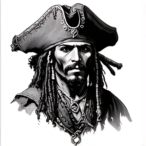 Pirates Of The Caribbean tattoo design idea