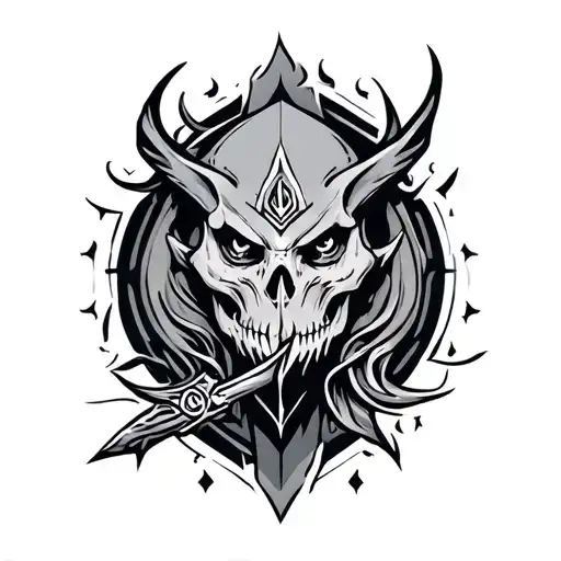 tinker dota 2 tattoo design idea