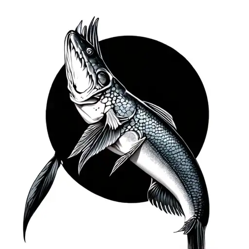 pike tattoo design idea