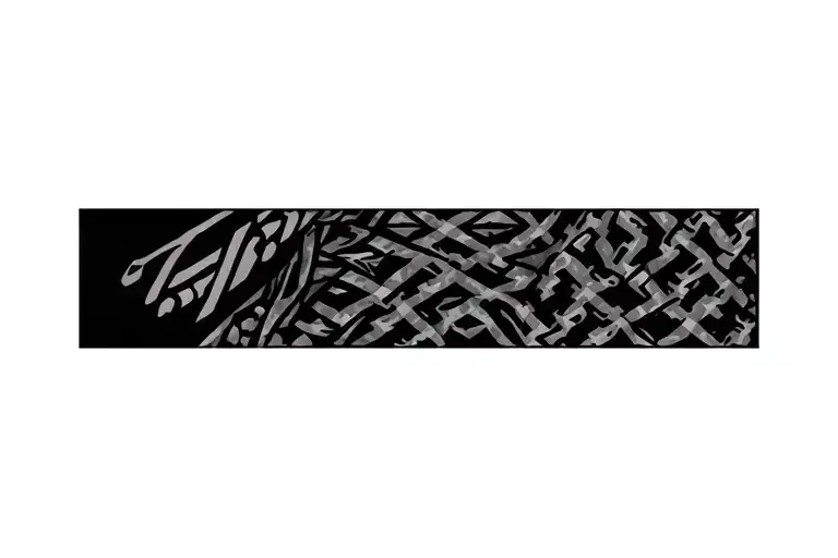 Keffiyeh tattoo design idea