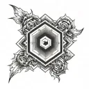 The hex core from arcane small tattoo design idea
