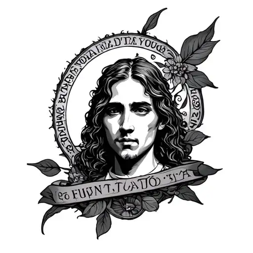 psalm 23 tattoo design idea