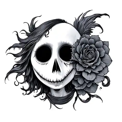 tim Burton tattoo design idea