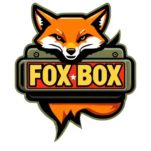 "Fox Box" "Fox Box" Logo for a mobile battery pack. Battery pack is for the military. tattoo design idea