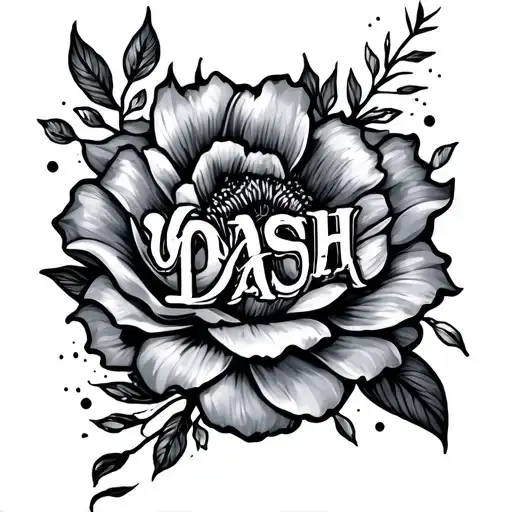 live your dash tattoo design idea