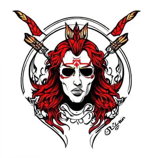 Tyr tattoo design idea