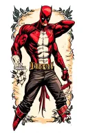 Daredevil tattoo design idea