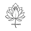"ioionoi " lotus flower blooming tattoo design idea