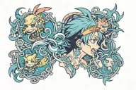 Adhd tattoo design idea