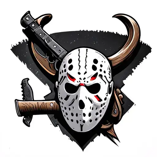 Jason Machete tattoo design idea