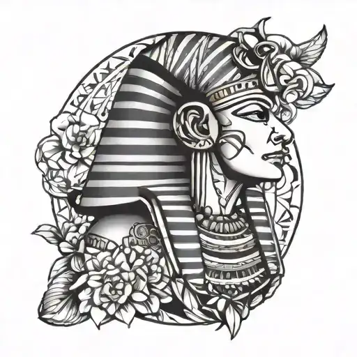 ancient egypt tattoo design idea