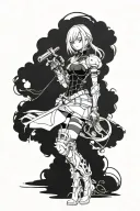 2b nier automata same as the game tattoo design idea