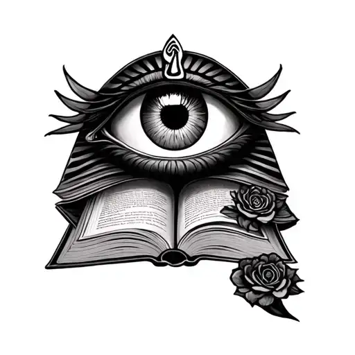 Isis, Eye of Horus, Books, mother tattoo design idea