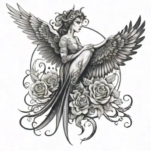 equanimity tattoo design idea