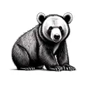 Mama Bear Baby Bear tattoo design idea