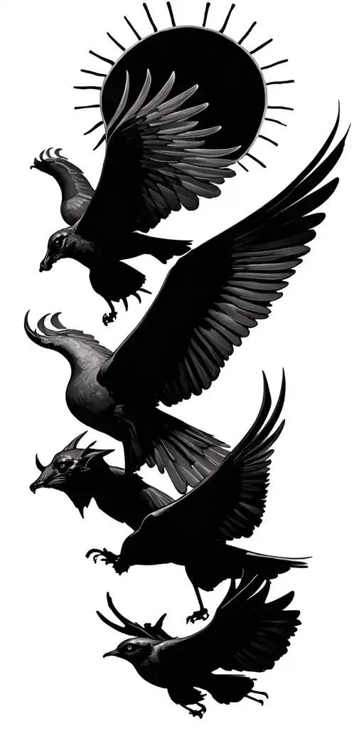 sun rays, swallows flying, Manchester United devil, 280906, 160609, 224, i95 rose tattoo design idea