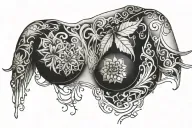 bras machines tattoo design idea