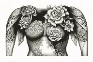 bras machines tattoo design idea