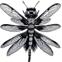 Dragonfly tattoo design idea