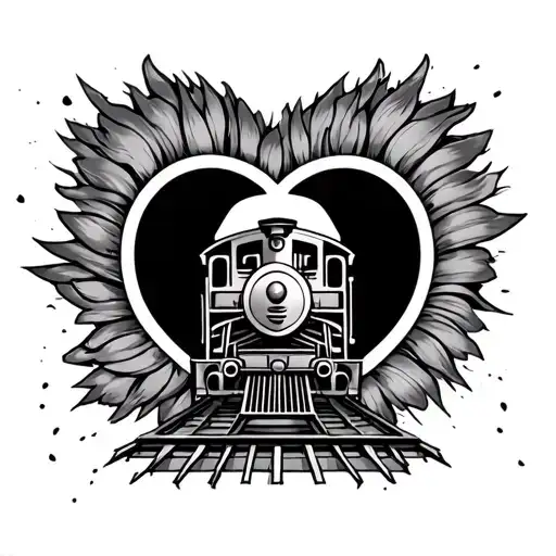 train stacker protector 5150 love immortal family friend  tattoo design idea