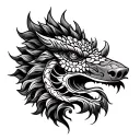 Haida forearm tattoo design idea