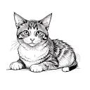 a cat tattoo design idea