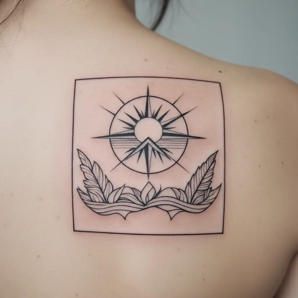 filipino sun tattoo tattoo design idea