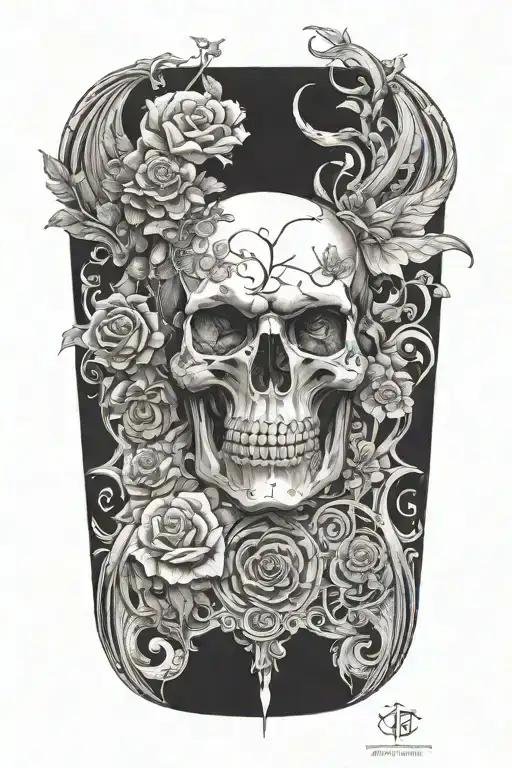 love for bodybuilding and technology merging together tattoo design idea