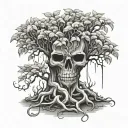 Poison Tree tattoo design idea