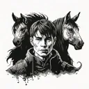 Bran thought about it. 'Can a man still be brave if he's afraid?' 'That is the only time a man can be brave,' his father tattoo design idea