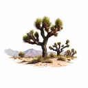 Joshua tree tattoo design idea