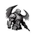 Doom Slayer Mark tattoo design idea