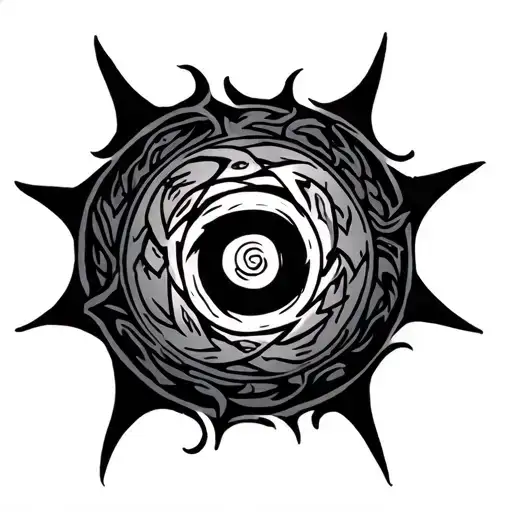 curse seal naruto tattoo design idea