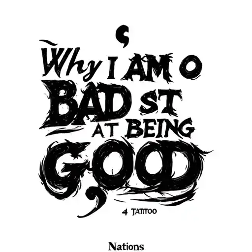zuko from avatar the last airbdender  4 nations and  the quote "why am i so bad at being good  tattoo design idea