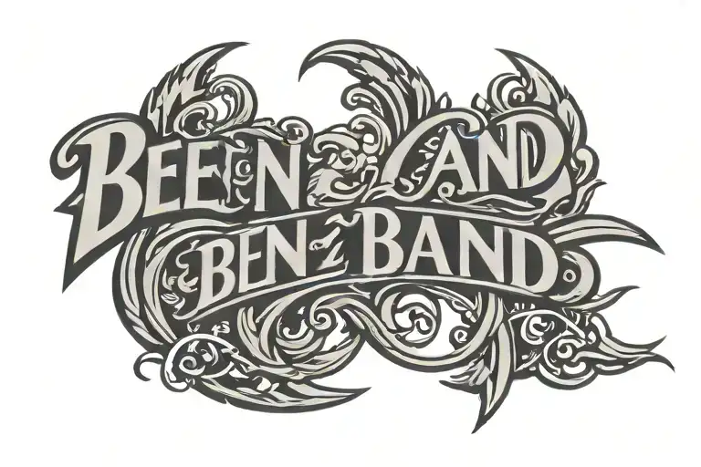 Ben Z Band logo tattoo design idea