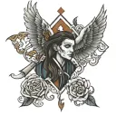 faithful forever tattoo design idea