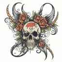 faithful forever tattoo design idea