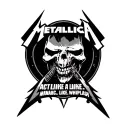 metallica logo with the words below it that read "acting like a maniac.. whiplash" tattoo design idea