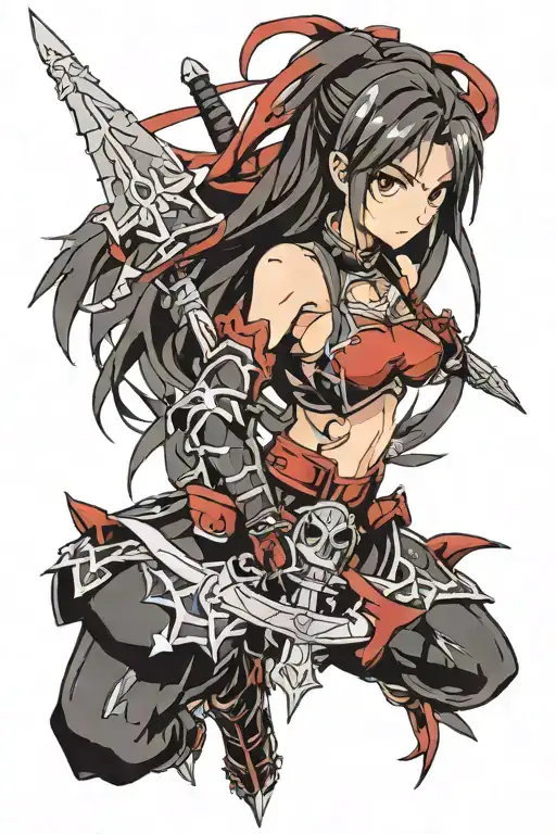 Akame Slayer tattoo design idea