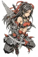 Akame Slayer tattoo design idea