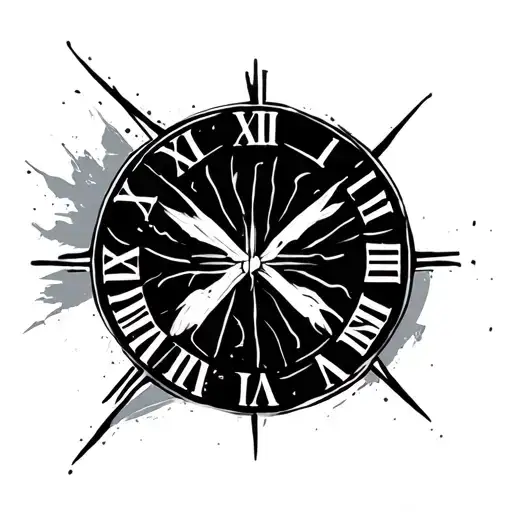 2022 Roman Numerals tattoo design idea