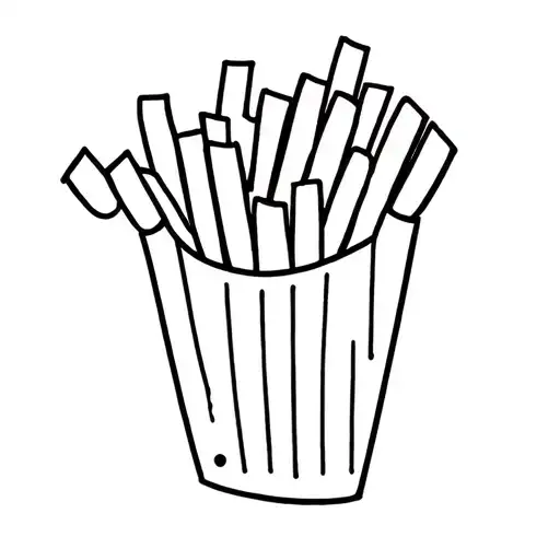 Andrew's French Fry Emporium tattoo design idea