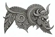 visayan tribal patterns tattoo design idea