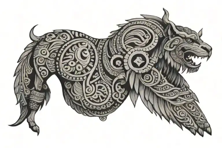 visayan tribal patterns tattoo design idea