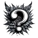 Question Mark tattoo design idea